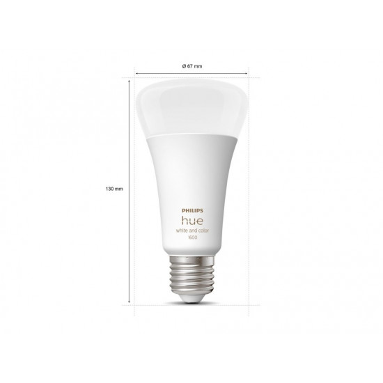 Hue WCA 13.5W A67 E27 | E27 | 13.5 W | RGBW 2000-6500K | Bluetooth and Zigbee