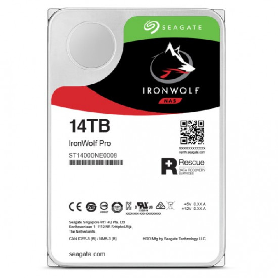 Seagate IronWolf Pro ST14000NT001 internal hard drive 3.5 14 TB