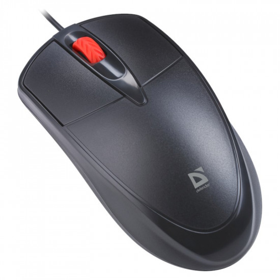 MOUSE DEFENDER ICON MB-057 OPTICAL 1000dpi 3P BLACK SILENT CLICK