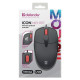 MOUSE DEFENDER ICON MB-057 OPTICAL 1000dpi 3P BLACK SILENT CLICK