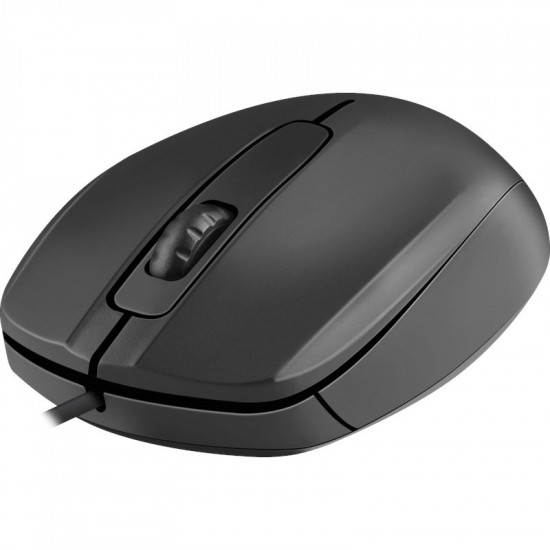 MOUSE DEFENDER ALPHA MB-507 OPTICAL 1000dpi 3P BLACK SILENT CLICK