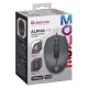 MOUSE DEFENDER ALPHA MB-507 OPTICAL 1000dpi 3P BLACK SILENT CLICK