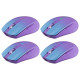 MOUSE DEFENDER MYSTERY MM-301 RF+BT PURPLE 1600dpi 6P