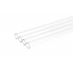 Alphacool Ice Tube 13/10mm Hard-Tube Acrylic (PMMA) - clear, 80cm (set of 4)