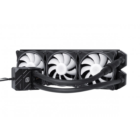 Alphacool Eisbaer Pro Aurora 360 Processor All-in-one liquid cooler 12 cm Black, White 1 pc(s)