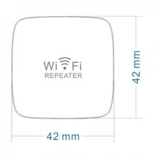 Techly Mini Repeater 300Mbps Wall Wireless Amplifier Repeater7 I-WL-REPEATER7