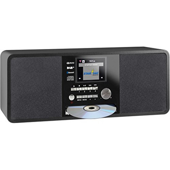 REHAU IMPERIAL DABMAN i200 CD Digital 20 W DAB+, FM, UKW Black MP3 playback