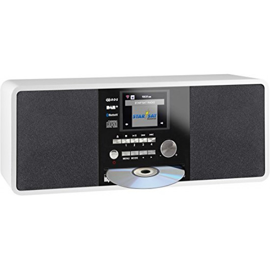 Imperial DABMAN i200 CD Digital 20 W DAB+, FM, UKW Black, White MP3 playback