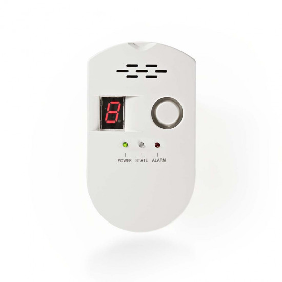 Nedis DTCTG10CWT gas detector LPG, Natural gas