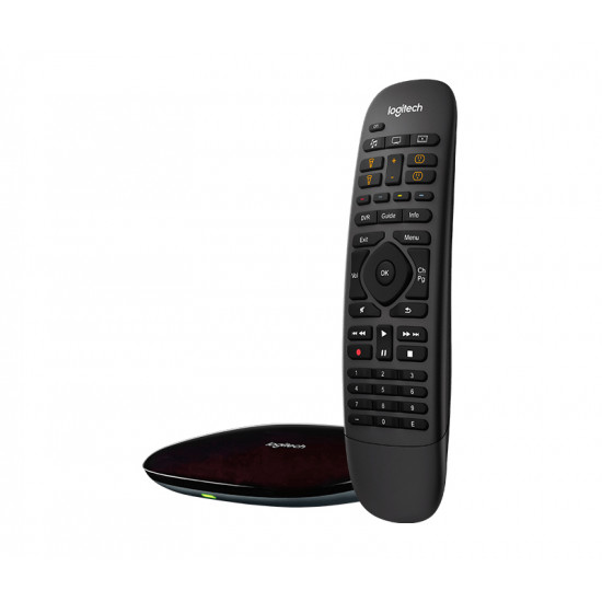 Logitech Harmony® Companion remote control IR Wireless/Wi-Fi Audio, DVR, Game console, Home cinema system, PC, Smartphone, TV, Tablet Press buttons