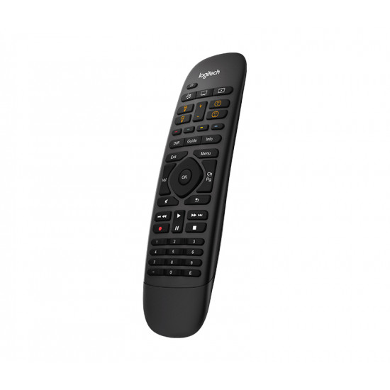 Logitech Harmony® Companion remote control IR Wireless/Wi-Fi Audio, DVR, Game console, Home cinema system, PC, Smartphone, TV, Tablet Press buttons