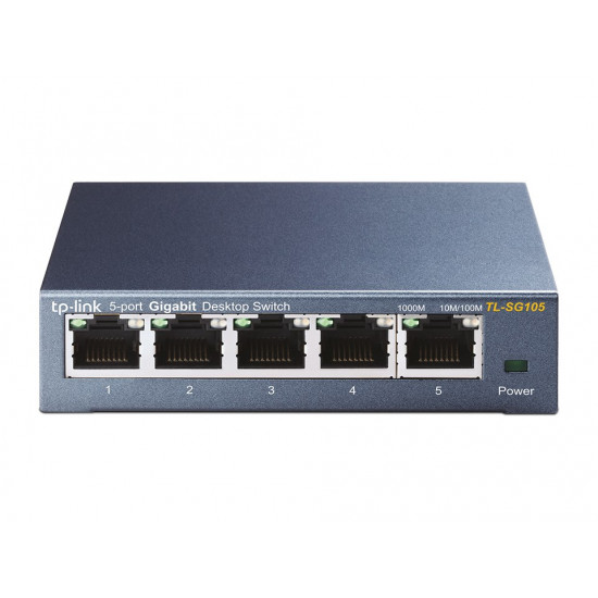 TP-Link TL-SG105 L2 Gigabit Ethernet Unmanaged Switch (10/100/1000) Black