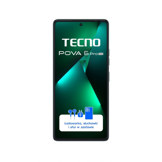 TECNO Mobile Pova 6 Pro 5G, 12 GB, 256 GB Comet green