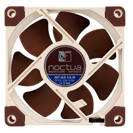 Noctua NF-A8 ULN computer cooling system Computer case Fan 8 cm Beige, Brown