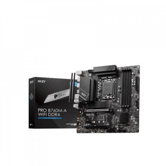 MSI PRO B760M-A WIFI motherboard Intel B760 LGA 1700 micro ATX