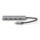 DIGITUS USB-C 4 Port HUB dunkelgrau 4x