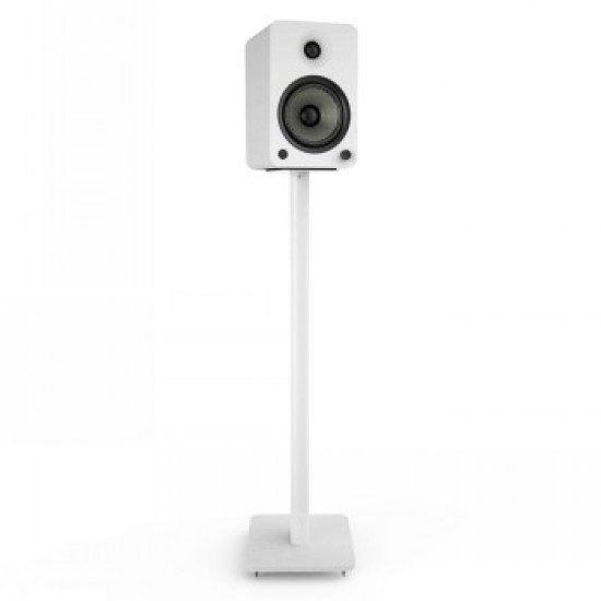 KANTO AUDIO PAIR - 26 UNIVERSAL BOOKSHELF SPEAKER STANDS - WHITE (PAIR)