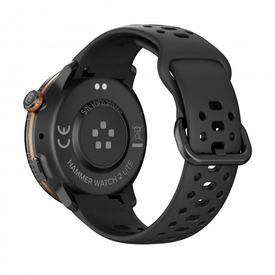 Hammer Watch 2 Lite | Smart watch | AMOLED | 1.43 | Waterproof | Black