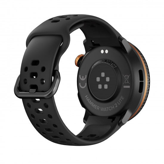 Hammer Watch 2 Lite | Smart watch | AMOLED | 1.43 | Waterproof | Black