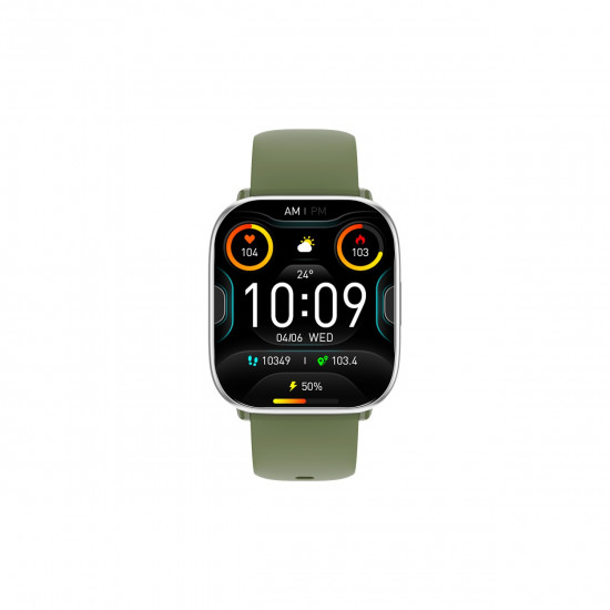 myPhone Watch Pastel | Smart watch | AMOLED | 1.75 | Waterproof | Silver Green