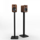 KANTO AUDIO PAIR - 32 UNIVERSAL BOOKSHELF SPEAKER STANDS - BLACK (PAIR)