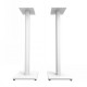 KANTO AUDIO 34 UNIVERSAL BOOKSHELF SPEAKER FLOOR STAND - WHITE (PAIR)