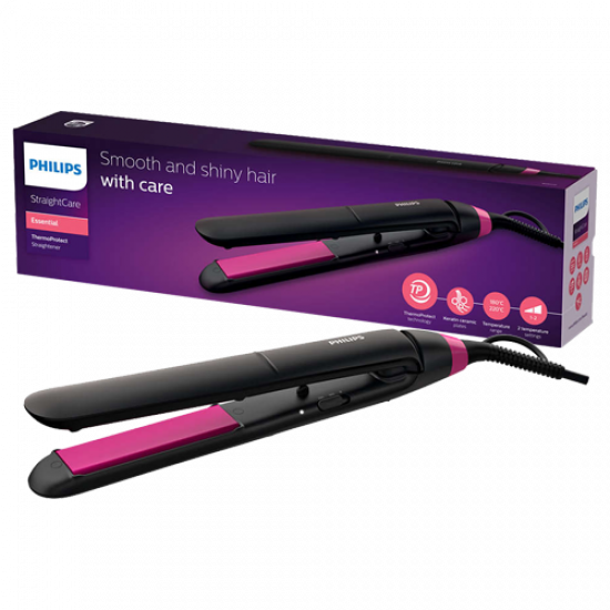 Philips | Hair Straightener | BHS375/00 | Warranty 24 month(s) | Ceramic heating system | Temperature (max) 220 °C | Black