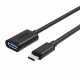 UNITEK Y-C476BK USB cable USB 3.2 Gen 1 (3.1 Gen 1) 0.2 m USB C USB A Black