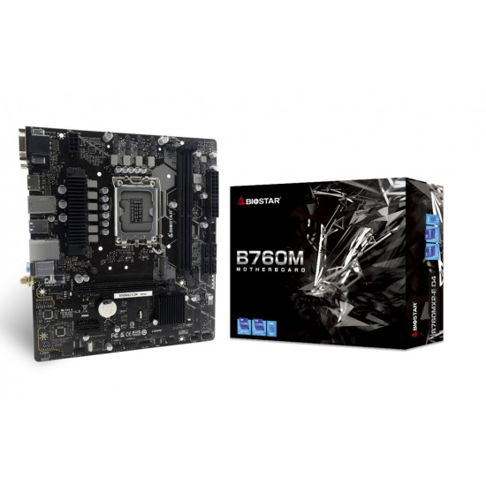 Biostar B760MX2-E D4 motherboard Intel B760 LGA 1700 micro ATX