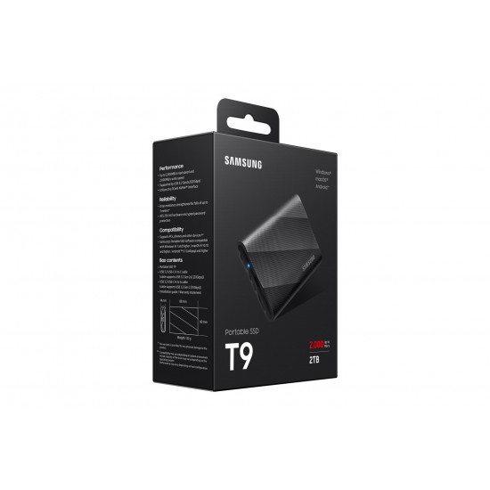 Samsung MU-PG2T0B 2 TB USB Type-C 3.2 Gen 2 (3.1 Gen 2) Black