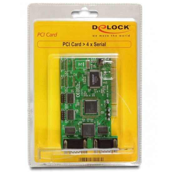 DeLOCK PCI Card 4x Serial interface cards/adapter