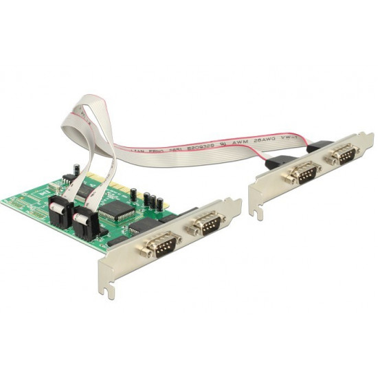 DeLOCK PCI Card 4x Serial interface cards/adapter