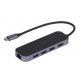 UNITEK uHUB H6 Wired USB 3.2 Gen 1 (3.1 Gen 1) Type-C Black, Grey