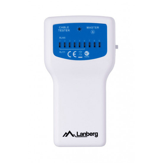 Lanberg NT-0402 network cable tester PoE tester Blue, White