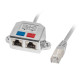 Lanberg adapter lan rj45/2x rj45 ftp splitter ad-0026-s