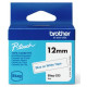 BROTHER BTAG233 12MM BLUE ON WHITE TAPE