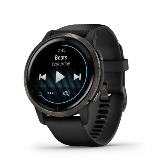 Garmin Venu 2 3.3 cm (1.3) AMOLED 45.4 mm Digital 416 x 416 pixels Touchscreen Wi-Fi GPS (satellite)