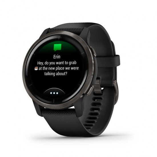 Garmin Venu 2 3.3 cm (1.3) AMOLED 45.4 mm Digital 416 x 416 pixels Touchscreen Wi-Fi GPS (satellite)