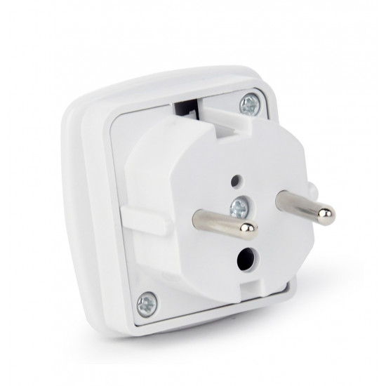 Gembird A-AC-UKEU-001 power plug adapter Type G (UK) Type F White