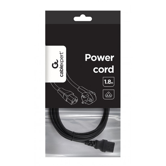 Gembird PC-186-VDE power cable Black 1.8 m