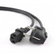 Gembird PC-186-VDE-10M power cable Black CEE7/4 C14 coupler