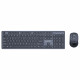 Gembird KBS-WCH-04 Wireless desktop set (keyboard + mouse), black, US-layout