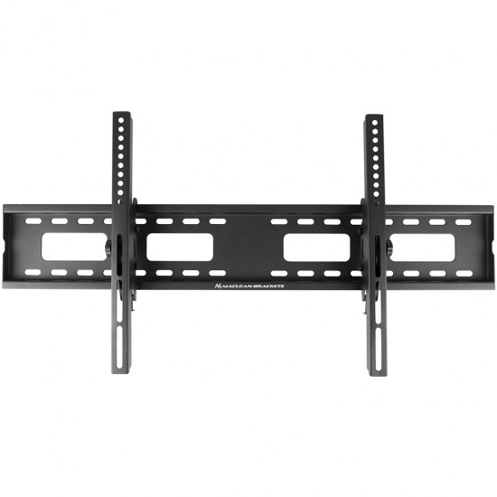 Maclean MC-422 TV Wall Mount Heavy Duty 43-100 max VESA 800x400 120kg Tilting +/-15° Bracket Holder Hanger with Spirit Level Accessories