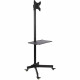 Techly Trolley Floor Stand LCD/LED/Plasma TV Stand 19-37