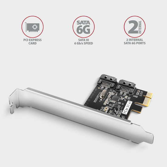 Axagon PCES-SJ2 interface cards/adapter Internal SATA