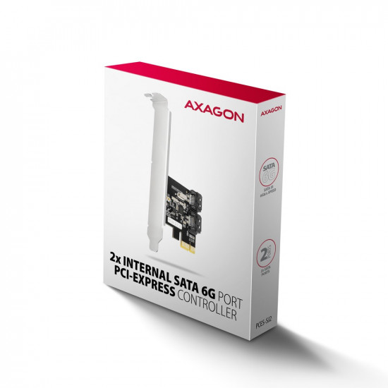 Axagon PCES-SJ2 interface cards/adapter Internal SATA