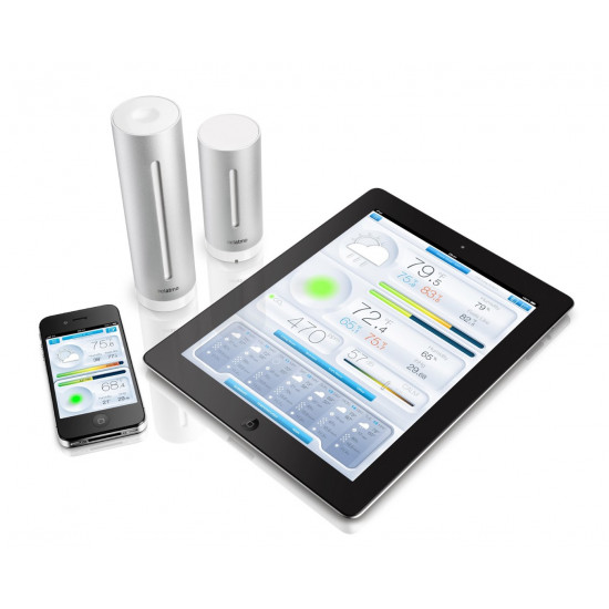 Netatmo NWS01-EC digital weather station Aluminium Battery/USB Wi-Fi