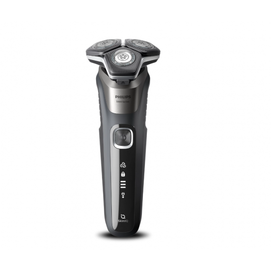 Philips Shaver | S5887/10 Series 5000 | Operating time (max) 60 min | Wet & Dry | Lithium Ion | Gray