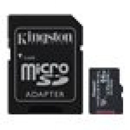 KINGSTON 64GB microSDXC Industrial C10 A1 pSLC Card + SD Adapter