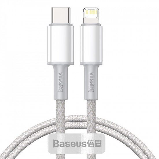 Baseus CATLGD-02 lightning cable 1 m White